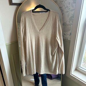 Johnstons of Elgin Beige Sweater